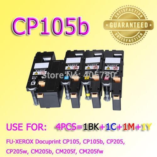 4pcs compatible toner CP105b for XEROX-Docuprint CP105, CP105b, CP205, CP205w, CM205b, CM205f, CM205fw