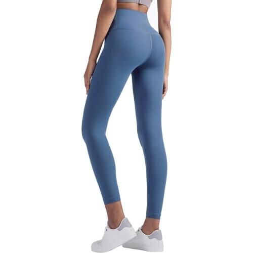 LUKITAS Yoga Pant Yoga Leggings For Fitness Push Up High Waist Sport Pants Nylon Solid Leggings Workout Running Sport Leggings