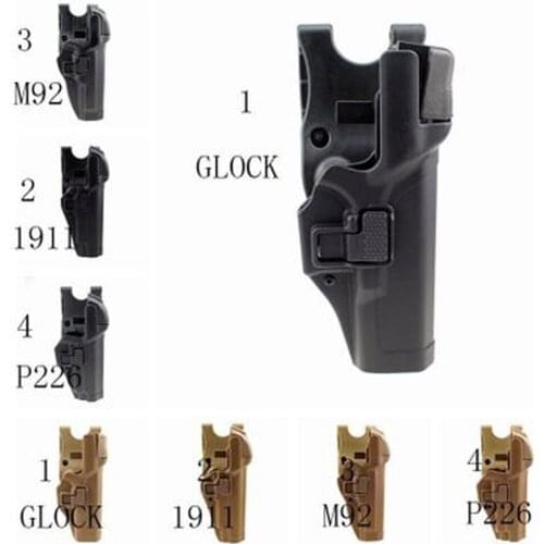 Quick pull sleeve pistol sleeve tactical lengthening sinking girdle M1911 M92 P226 GLOCK Sinking double anti-quick pull holster