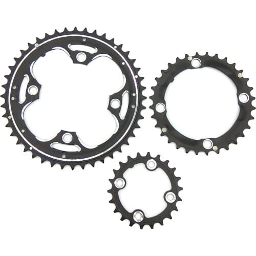TRUYOU MTB Chaingrings Aluminum Alloy Chain Wheel BCD 104-64 44T 42T 32T 22T Three Disc Mountain Bikes Chainring 3*6/7/8 Speed