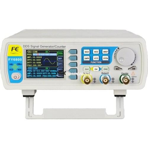 FY6800 Dual-channel Digital signal generator DDS Frequency Function Generator Arbitrary Waveform 250MSa/s 14bits 60MHz