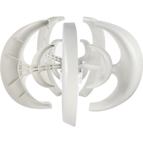 400W 24V Vertical Axis Wind Turbines Generator Lantern 5 Blades Motor Kit Windmill Energy Charge Turbines For Home Camping