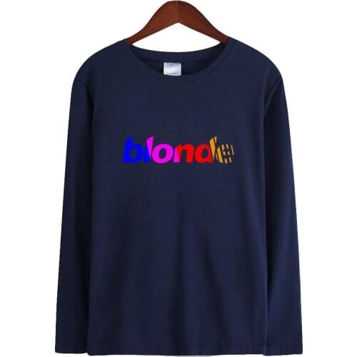 YYDS Frank Shirt Ocean Crew Neck Women Mens Shirt Long Sleeve Tshirt Harajuku Streetshirt Young Singer Fashion Hip Hop Clothes