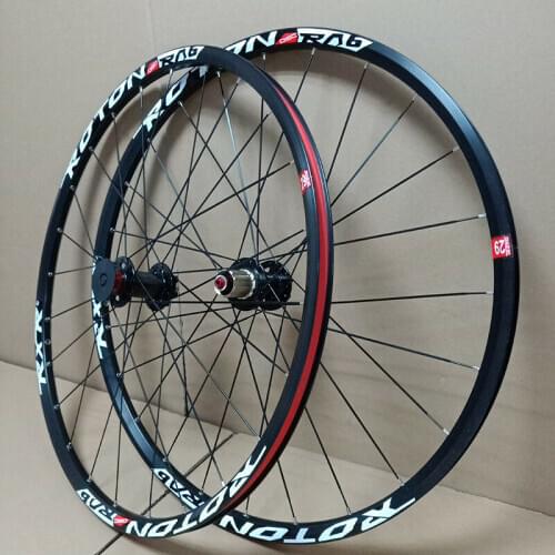 MTB Wheelset 26/27.5/29" Mountain Bike Wheel Carbon Hub QR Bicycle Wheelset Rims Wheel Set Disc Brake Front Rear 100/135mm wheel