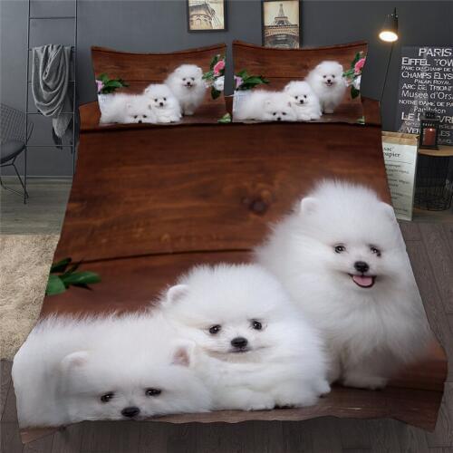 3D Pet Cat Duvet Cover Set Twin Queen King Size Bedding Set Single Double Bed Linens Cover For Children Boy Girl Home Bedclothes