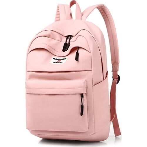 2020 New Backpack For Teenages Girls School Bag Solid Backpacks Large Children Schoolbag Waterproof Travel Bag Mochila Escolar