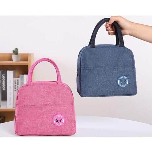 Portable waterproof student office lunch box insulation bag home kitchen storage bag lunch box for women food container