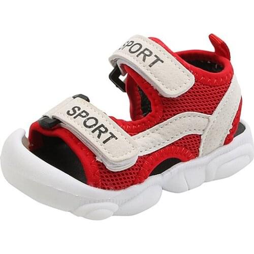 CAPSELLA KIDS Summer Sandals Boys Breathable Beach Shoes 0-3 Years Girls Shoes Toddler Sport Shoes Children Sandals Size 15-25