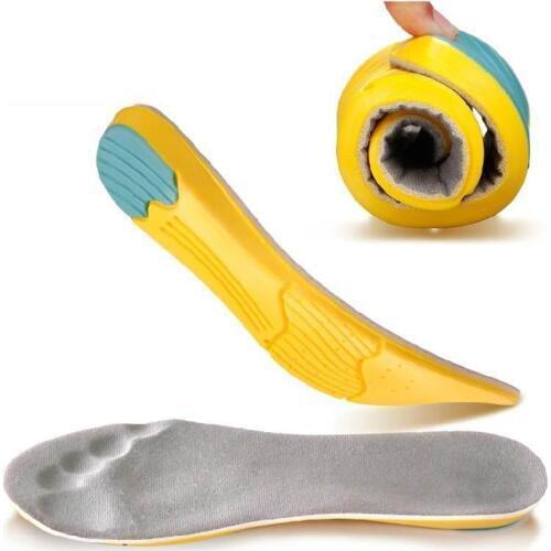 Memory Foam Sport Insoles Sweat Absorption Pads Running Sport Shoe Inserts Breathable Insoles Foot Care Men Women Size 35-45 R67