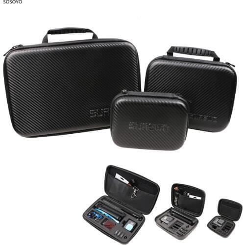 Portable Storage bag Waterproof Protective Case Box Travel Carrying Bag For Gopro hero 4 5 6 7 SJCAM Xiaomi Yi Action Camera