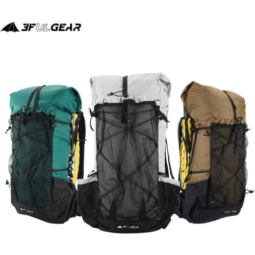 3F UL Gear Ultralight Hiking Backpack Lightweight Camping Pack Travel Mountaineering Backpacking Trekking Rucksacks 45L