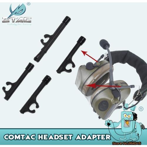 Z-tac Peltor Comtac II Tactical Headset Bracket Suspension For Helmet Tactical Headphones Holder For Comtac Headset Z013