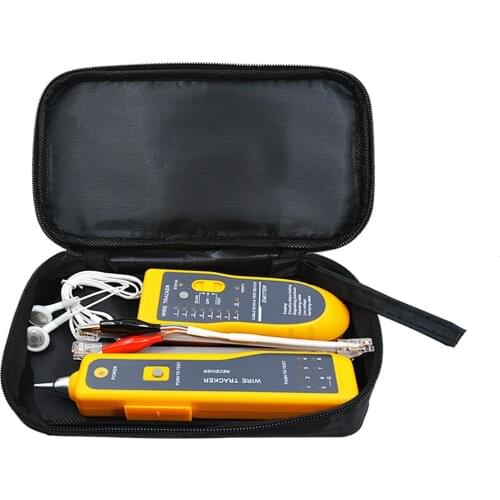 LAN Network Cable Tester Cat5 Cat6 RJ45 UTP STP Detector Line Finder Telephone Wire Tracker Tracer Diagnose Tone Tool Kit