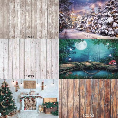 Vinyl Custom Photography Backdrops Prop Wooden Planks Theme Photography Background JL-03