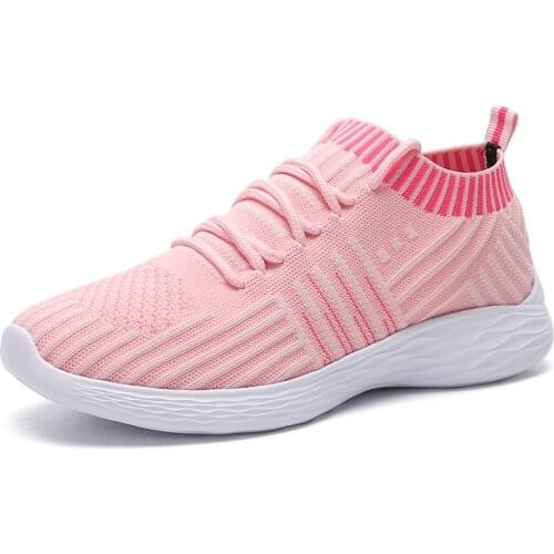 Women Casual Fashion Shoes Sneakers Breathable Women Flat Shoes Lightweight Casual Shoes Fashion Ladies Lace-up Deportivas Shoes