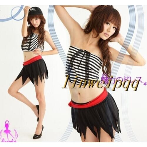 Womens Sexy Pirates Halloween Fancy Dress party costume Cosplay Dress 246