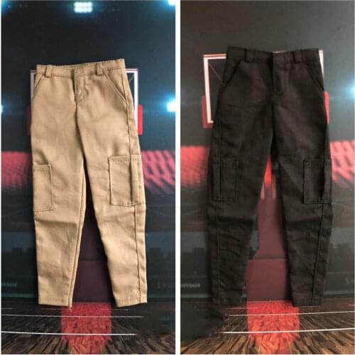 1/6 Scale Soldier Fashion Casual Trousers Model for 12" Action Figure Doll Toys