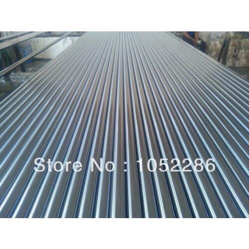 100pcs/lot 10x500mm dia 10mm L500mm hardened shaft rod chromed bar for cnc router