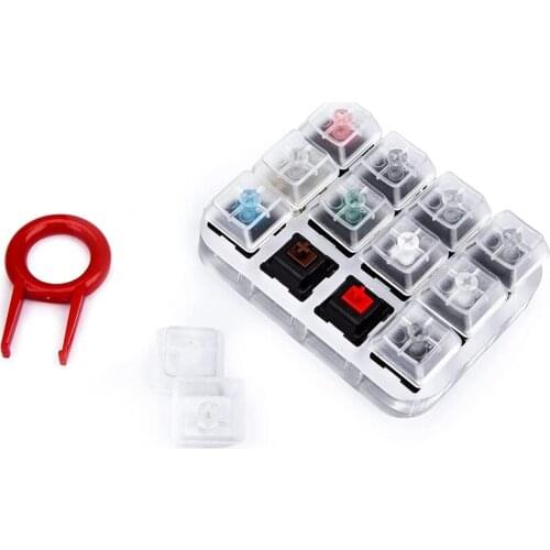 Cherry MX 12-Key Switch Tester, Mechanical Keyboards 9-Key Switch Testing Tool Switch Tester Kit with Keycap Puller