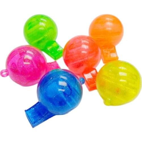 36 pc ball shape Whistle Pendant Vintage Charm For Fashion Favour Pinata Necklace SchoolBag keychain Party Favors Gift Birthday