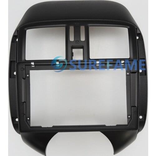 9 inch Car Fascia Radio Panel for NISSAN SUNNY 2011-2013 Dash Kit Install Facia Console Bezel Adapter 9inch Plate Trim Cover