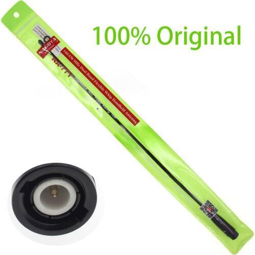 100% Original Nagoya NA-771 BNC Antenna 144/430Mhz Walkie Talkie Antenna For IC-V8 IC-V82 IC-V85 TK308 Two Way Radio