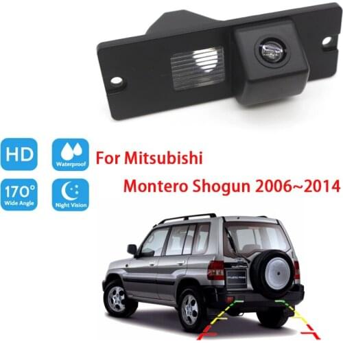 Car Reversing Parking CameraFor Mitsubishi Montero Shogun 2006~2014 CCD Full HD Night Vision Backup Rear View Camera Waterproof