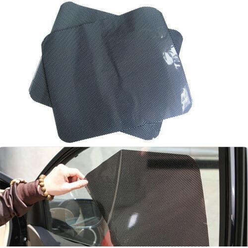 38cm x 42cm 2PCS Car Auto Accessories Curtain Windshield PVC Sticker Sun shade UV Protection Car Side Window Film