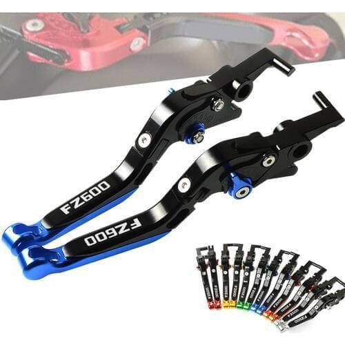 CNC Motorbike Handlebar Grips Motorcycle Accessories Adjustable Folding Extendable Brake Clutch Lever For YAMAHA FZ600 1986-1988