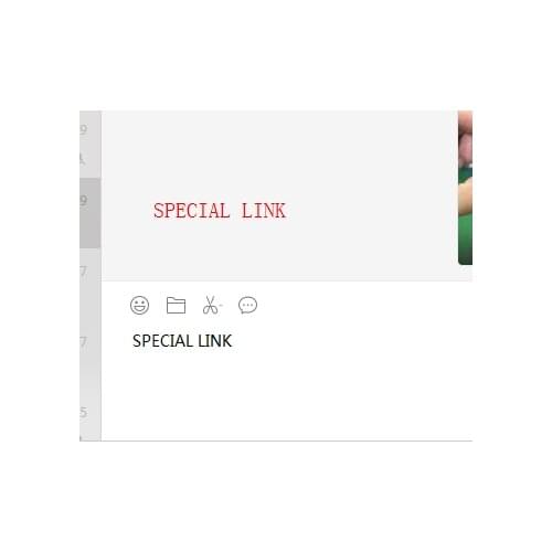 FOR SPECIAL GOOD SHIPING AND EXTRA PRICE DISCCUSED WITH CUSTOMER SPECIAL LINK