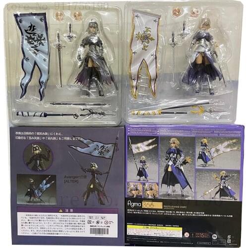 Anime Fate Grand Order Figure Figma 390 Avenger Jeanne d'Arc Alter PVC Action Figures Collection Model Toy Gift 16cm