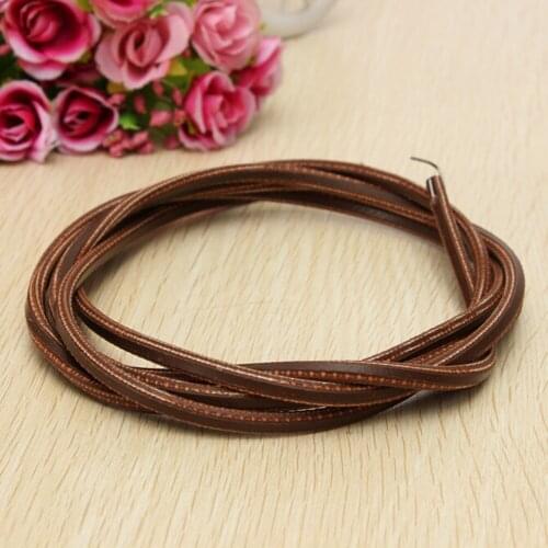 71" 3/16" Leather Belt Treadle Parts with Hook for Singer/Jones Sewing Machine