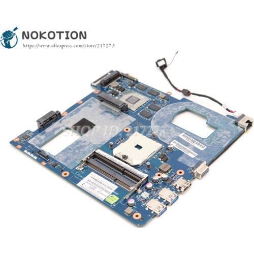 NOKOTION For Samsung NP355 NP355C4C NP355V5C Laptop Motherboard QMLE4 LA-8863P BA59-03567A DDR3 HD7600M video chip