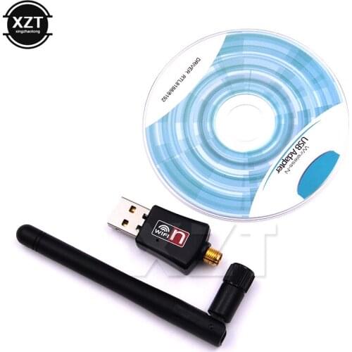 Mini Wireless Network LAN Card 300Mbps USB Wifi Adapter PCB 5dbi Antenna wifi external for Windows High Speed