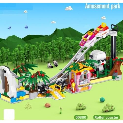 Fenle NEW Mini Model Building Blocks Bricks Amusements Park Assembly Friends Sets Toys For Girls Children Birthday Gifts