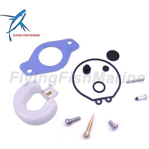 Outboard Engine 6H3-W0093-00 6H3-W0093-01 6H3-W0093-02 Carburetor Repair Kit for Yamaha Boat Motor 70HP, Sierra 18-7766