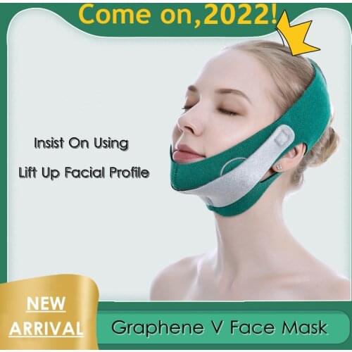 Full Cover V Face Strap Lift Belt Facial Shape Line Chin Cheek Lifting Bandage Graphene V Face Skin Care Anti Wrinkle Bandage