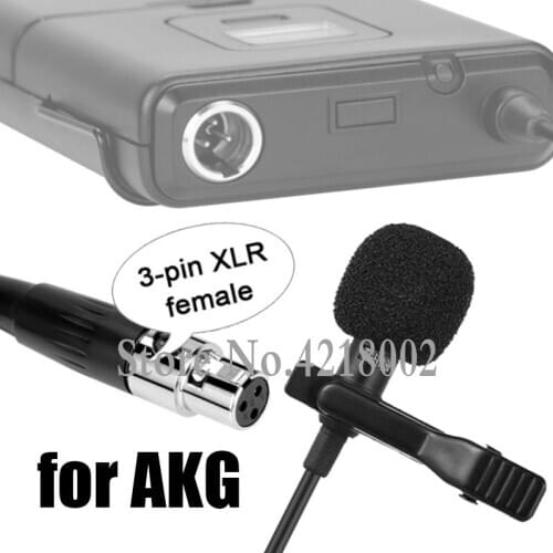 Pro Best Small Mini Lavalier Lapel Omnidirectional Condenser Karaoke Recording Studio Microphone for AKG Clip On Wireless Mic