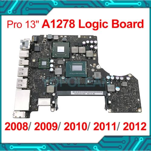 Tested Original A1278 Motherboard For Macbook Pro 13" A1278 Logic Board 2008 2009 2010 2011 2012 Years