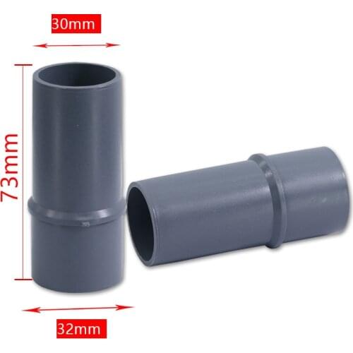 Grey Vacuum Cleaner Hose Converter Accessories Outer Diameter 30mm to 32mm Nozzle Vacuum Cleaner Hose Brush Head Adapter Parts
