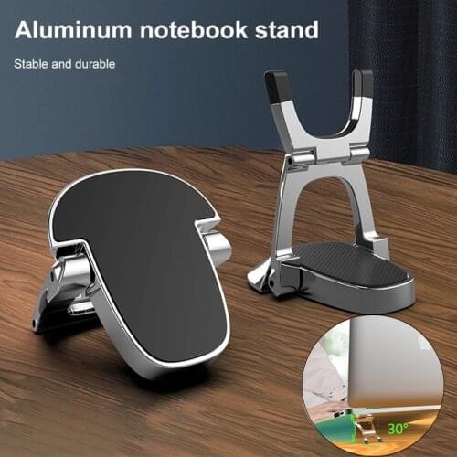 2Pcs Foldable Laptop Stand Holder Non-slip Desktop Notebook Support For Macbook Pro Air Double Computer Holder For 20inch Laptop