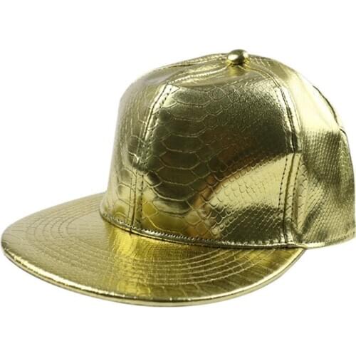MYZOPER PU Solid Color Hip Hop Unisex Snapback Fashion New Snake Pattern Adjustable Baseball Cap Dad Hat