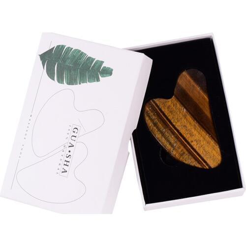Tiger Eye Gua sha Tool Beautiful Skin Detox Facial Body Eyes Neck Massager Reduce Wrinkles Aging Original Natural Stone Health