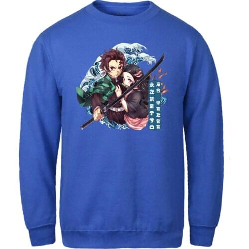 Anime Cartoon Sweatshirt For Mens Streetwear Fleece Hoody Male Outwear Tops Pullovers Homme Winter 2020 New Sudaderas Masculino