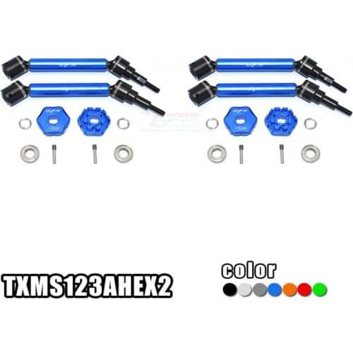 TRAXXAS MAXX thickened joint + aluminum body CVD universal joint + dragon claw thickened 2mm hexagon-4 pack
