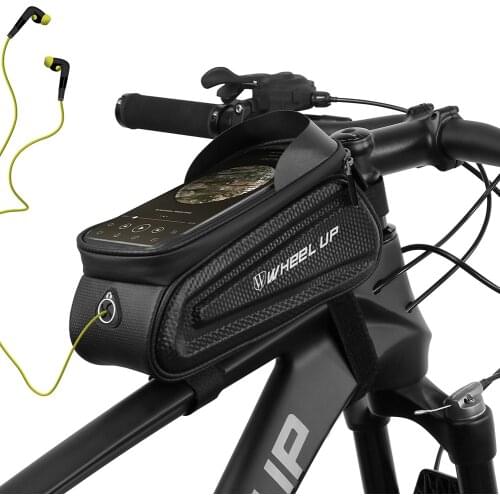 Waterproof Front Tube Bags Cycling Easily Installation Personal Touchscreen MTB Bike Bag Bicycle Parts Accessories