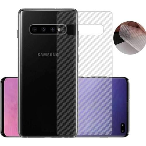 5PCS 3D Carbon Fiber Screen Protector Film for Samsung Galaxy S10/S10+/S10e A50 A 50 SM A50 A505FD Back Protective Guard Film