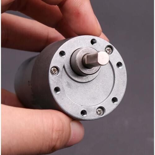 ZGB37R High Torque Geared Motor DC 5V 6V Reversible Gear Reducer Motor Mute For Smart Furniture, Smart Lock Reduction Motor