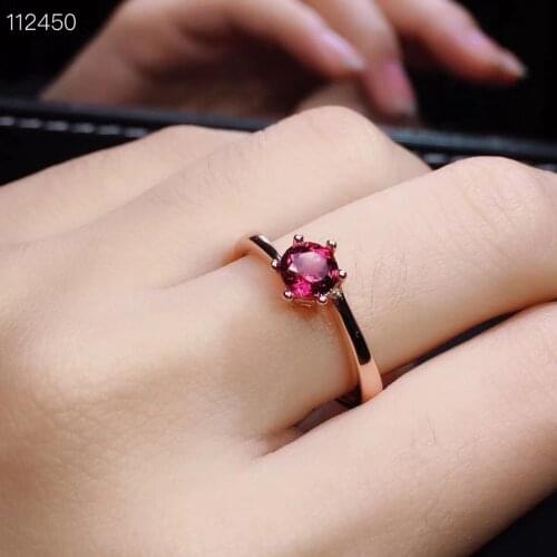 Fashion Elegant surround round Natural red coral gem ring S925 silver natural gemstone ring girl women party gift fine jewelry