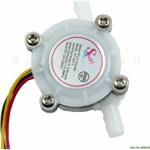 1pc Water Coffee Flow Sensor Switch Meter Flowmeter Counter 0.3-6L/min New